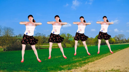 益馨广场舞嗨这是一支俏皮的16步《妹妹的山丹丹花》