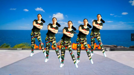 小慧广场舞《人情味DJ》时尚恰恰摆跨混搭32步原创编舞舞蹈含分解教学