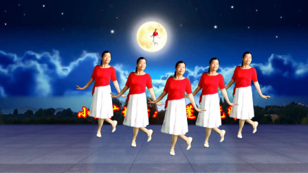 小慧广场舞《欢乐颂》网红24步双人对跳活力恰恰欢快动感可火了