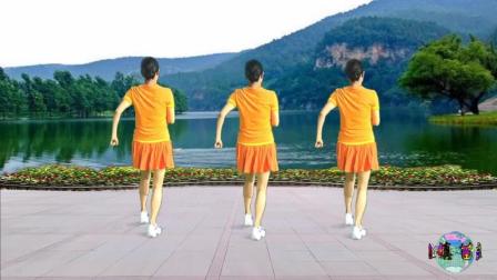 小慧广场舞《盗心贼DJ》时尚的摇摆动感步子舞18步团队演示