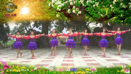 澄海春风健身队《雨中的回忆》正背面及分解教学笑春风原创2017年最新广场舞