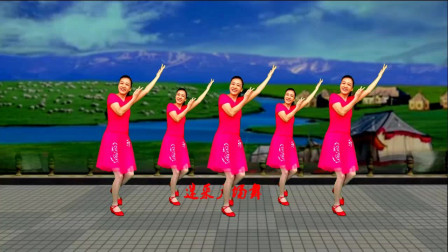 喜庆的广场舞《中国大舞台》中国好时代为祖国喝彩欢歌汇成海