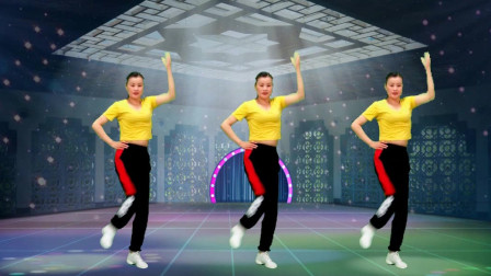 山上之光广场舞《等不到的爱》超好听的粤语版简单爆火32步网络流行舞舞蹈含分解教学