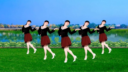 益馨广场舞《雪山姑娘》动感欢快32步健身舞简单美美真不错