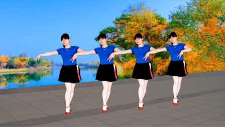益馨广场舞一首《一颗心一个你》甜歌美舞简单又欢快的32步