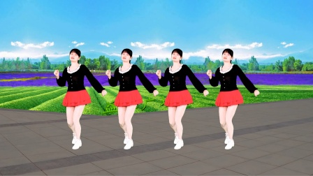 益馨广场舞流行歌曲《醉倾城》网红热舞32步美美的背面示范