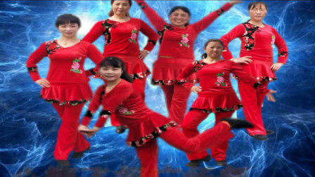 凤凰六哥广场舞《美美哒》通泰门舞队参加三八节活动
