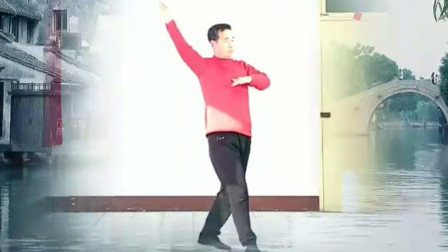 中老年舞蹈《太湖美》五人变队形实景拍摄
