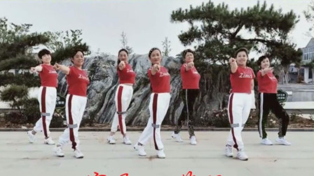 建芳广场舞《红枣树》原创32步恰恰舞教学
