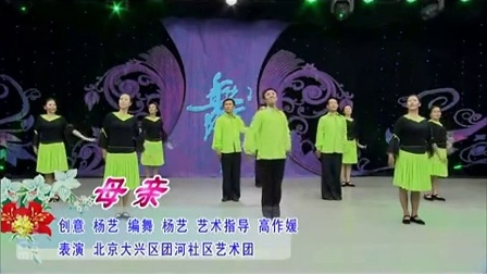糖豆广场舞课堂第二季杨艺艺子龙立华广场舞《唱家乡》正面