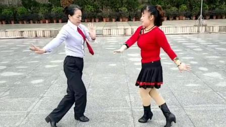 刘一林广场舞双人舞《红尘情歌》