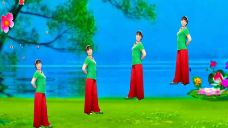 这种新疆舞太少见广场舞《站着等你三千年》简直完美