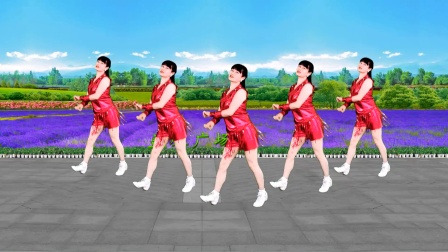 益馨广场舞动感健身舞《红马鞍》节奏欢快动作简单时尚