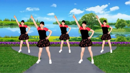 益馨广场舞《走在乡间的小路上》歌嗨嗨舞欢快轻轻松松跳起来