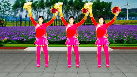 高安迷采广场舞广场舞欣赏《中国美中国梦》好听又好看快乐舞蹈