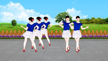 益馨广场舞一首《最爱的就是你》流行64步健身舞附背面示范