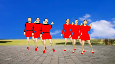 广场舞健身大赛《火花》12人变队形配合动感带劲好看请您欣赏