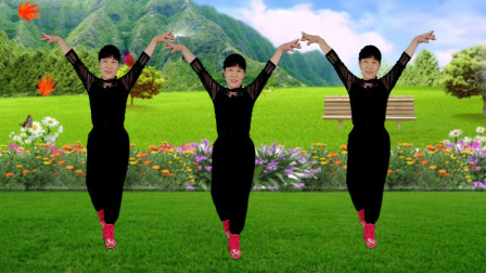郴州冬菊广场舞【陪你万水千山】好看的32步简单弹跳舞