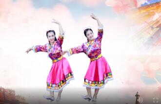 广场舞课堂 广场舞藏族情歌 藏族舞 背面演示及分解教学 编舞娜娜