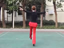 幸福天天广场舞中国范儿背面演示 教学视频分解动作