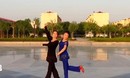 临盘立华广场舞跳到北京 集体版立华原创编舞 正背面口令分解教学