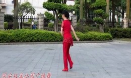 同安银湖广场舞人在旅途 附背面动作演示 编舞龙妈/秀治