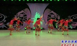 杨艺青儿 广场舞我要到西藏 背身动作演示 编舞杨艺